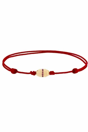 Ruby Red Cord Bracelet