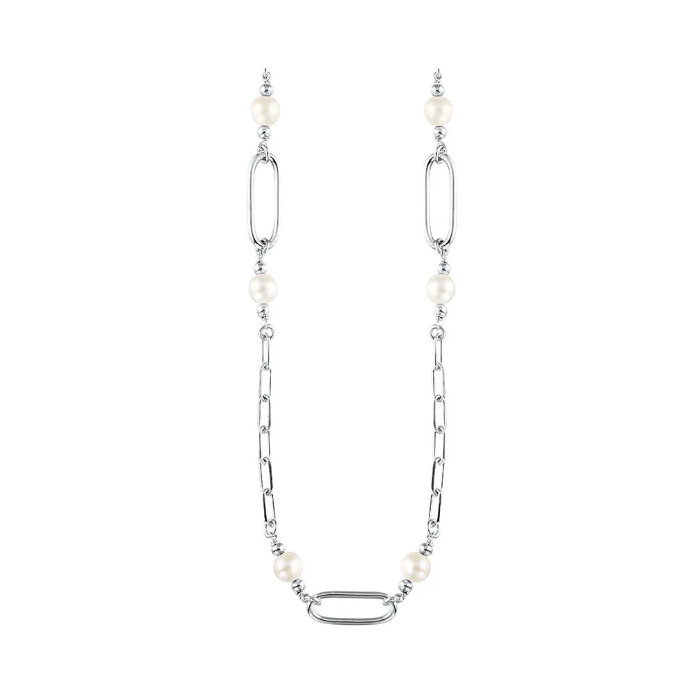 Silver Freshwater Pearl Necklace