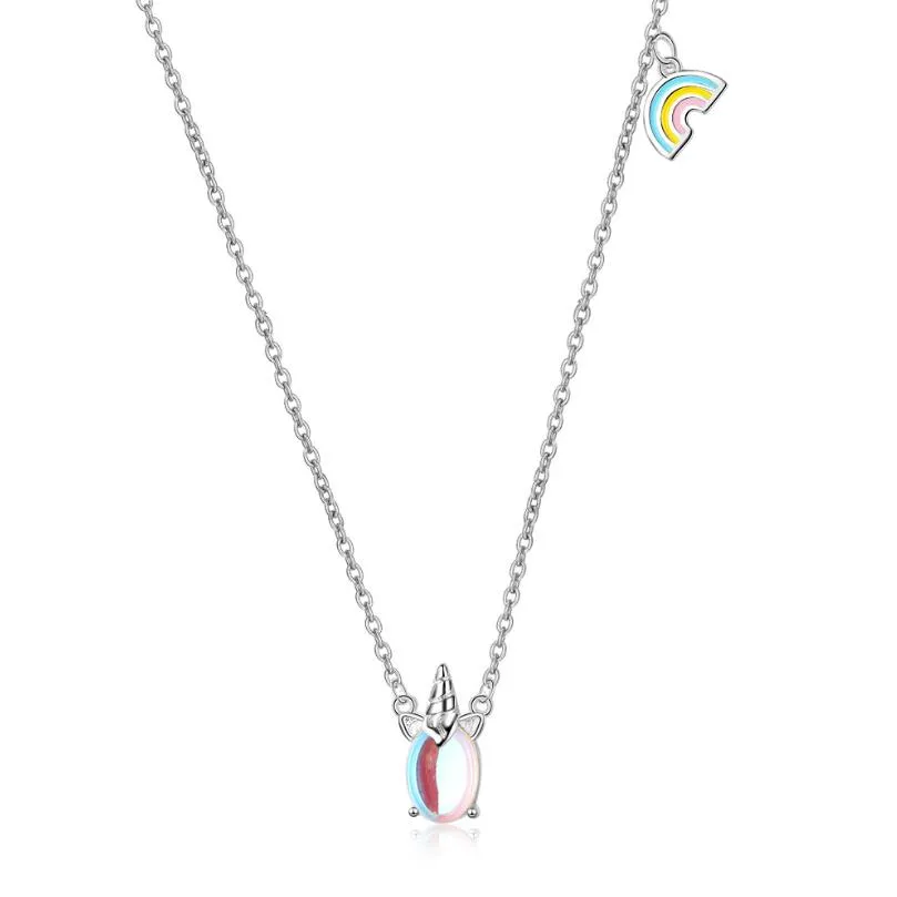 Silver Unicorn Necklace