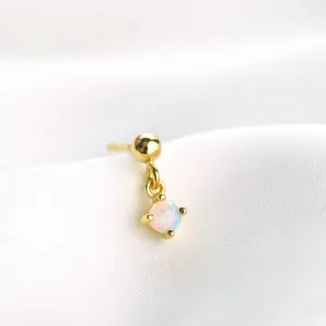 Small Opal Earpin