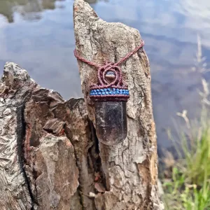 Smoky quartz necklace