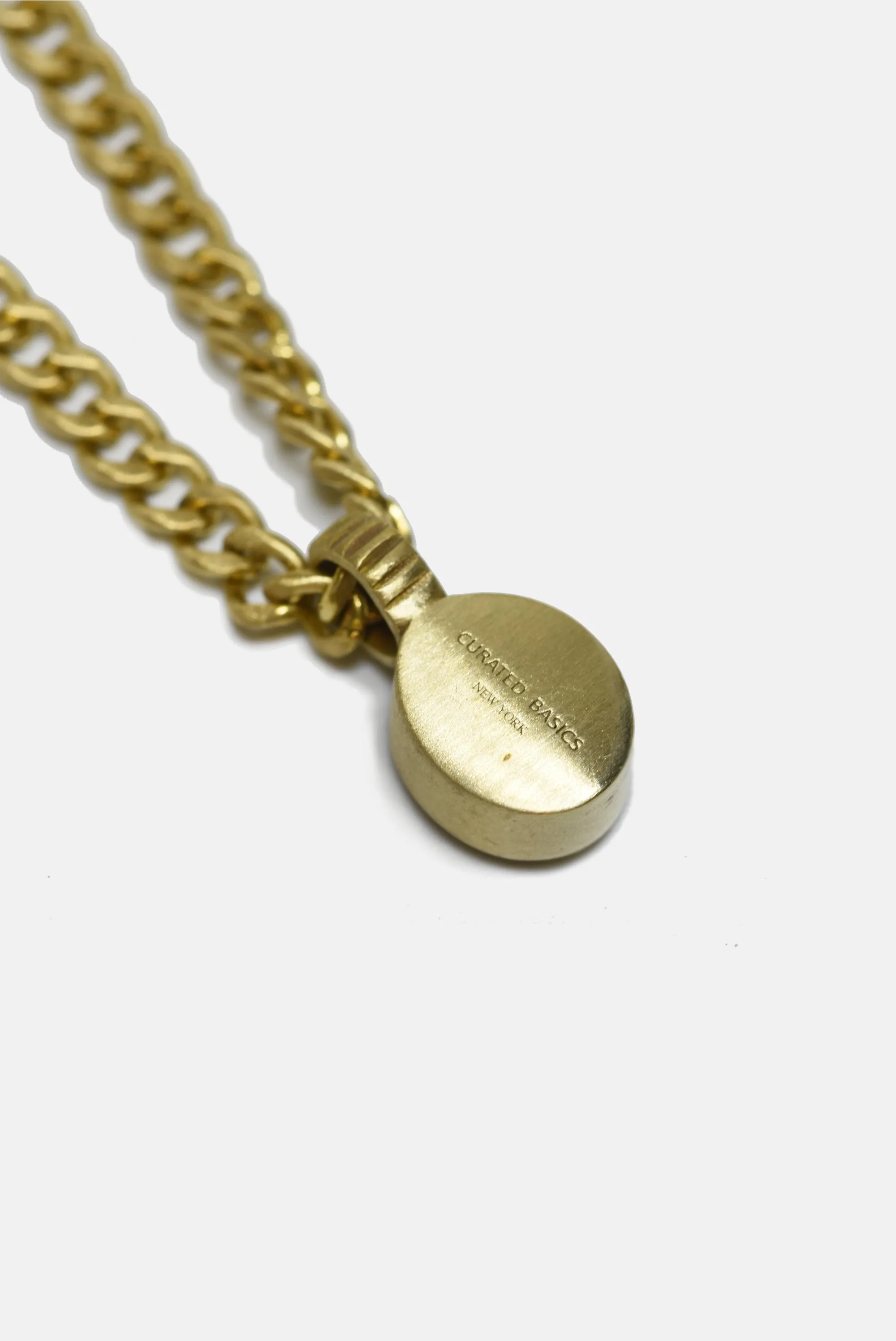 Smoky Quartz Pendant Necklace Chain