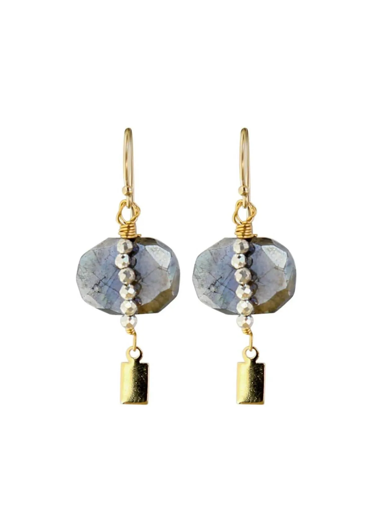 Solo Earrings - Labradorite