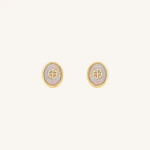 St Clair Created Opal Studs