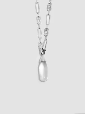 Stone Teardrop Necklace