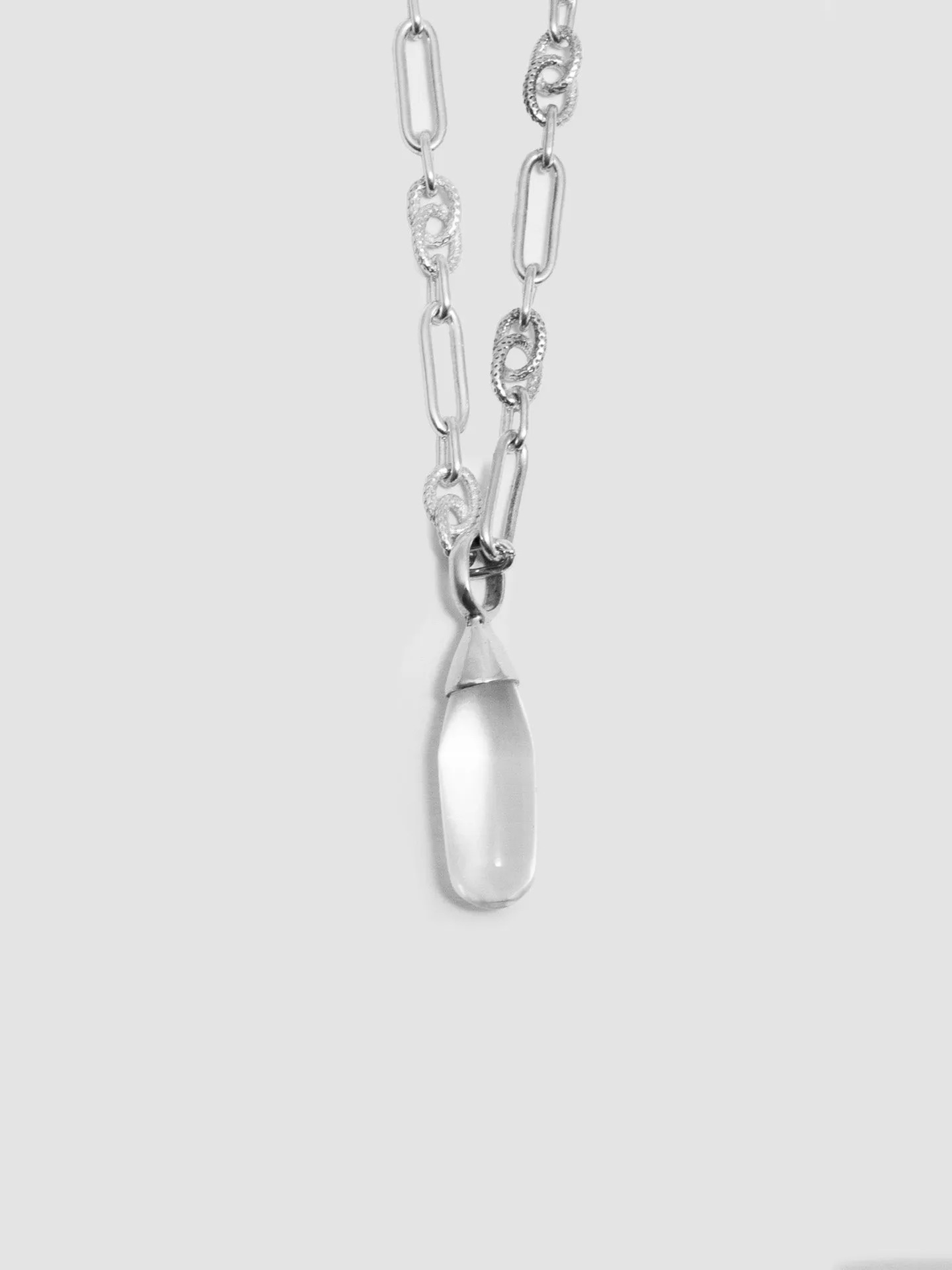 Stone Teardrop Necklace