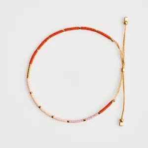 Sunset Fine Bead Bracelet
