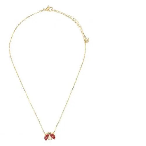SWAROVSKI Sparkling Dance Ladybug Necklace - Red & Gold-tone plated #5521787