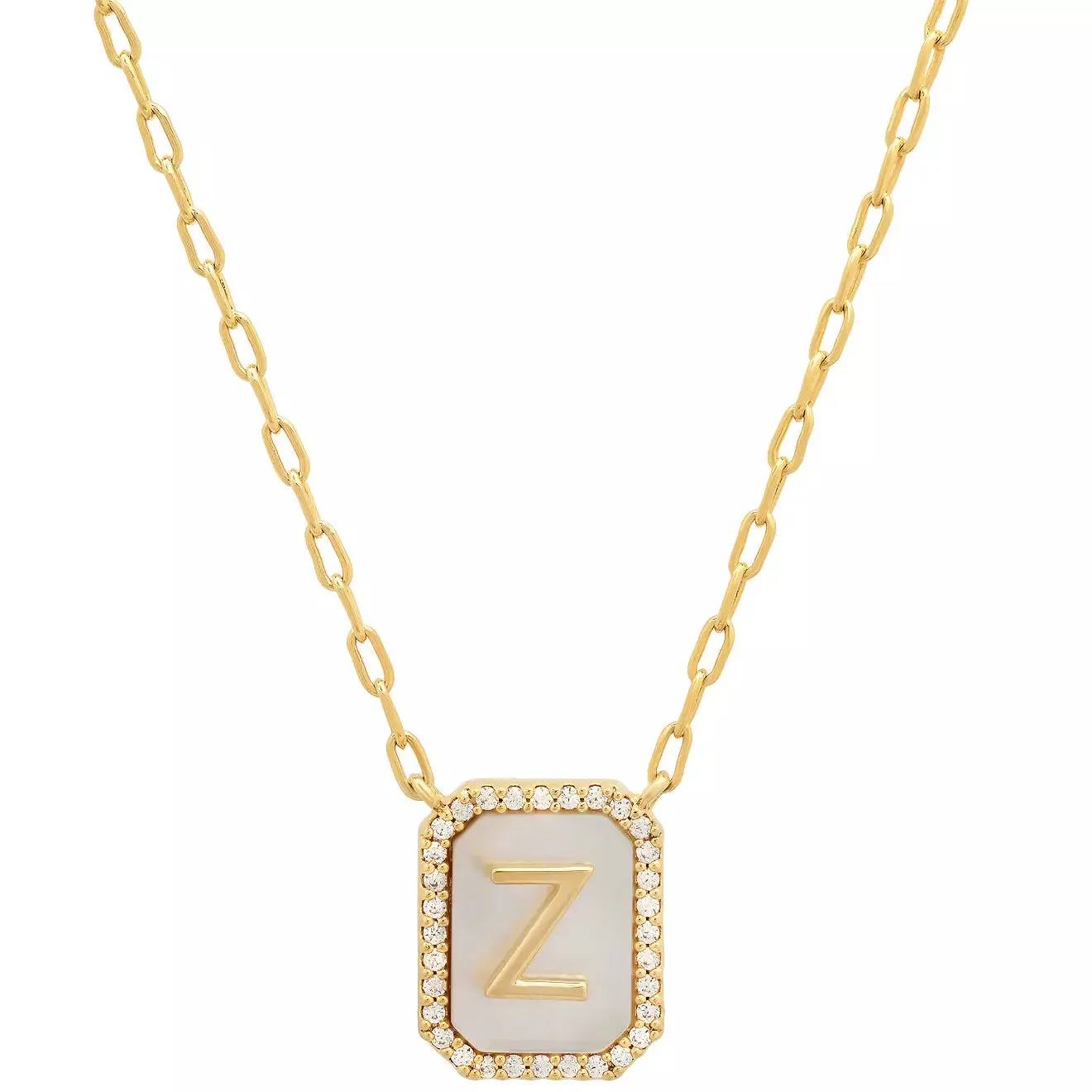 TAI Mother of Pearl Initial Pendant