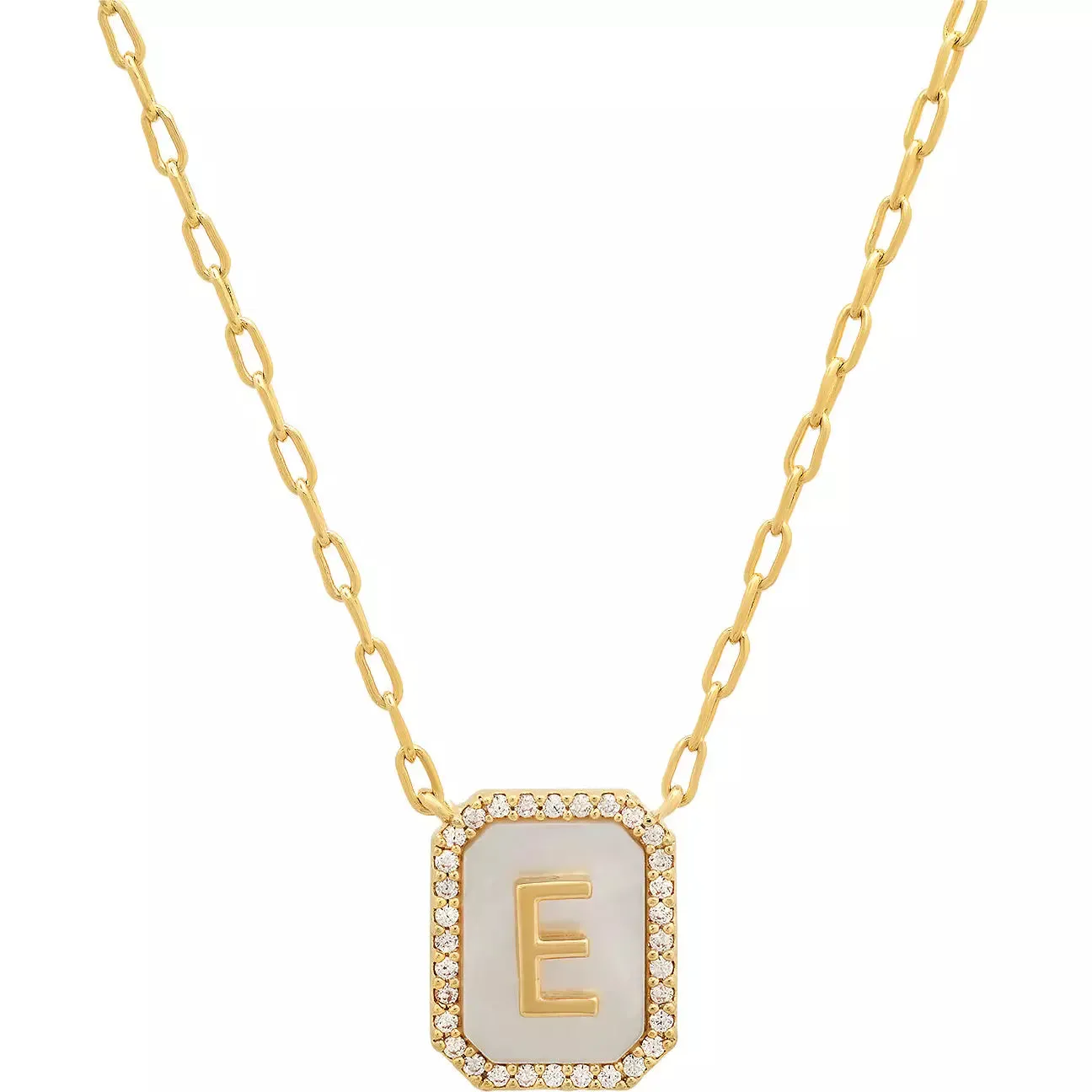 TAI Mother of Pearl Initial Pendant
