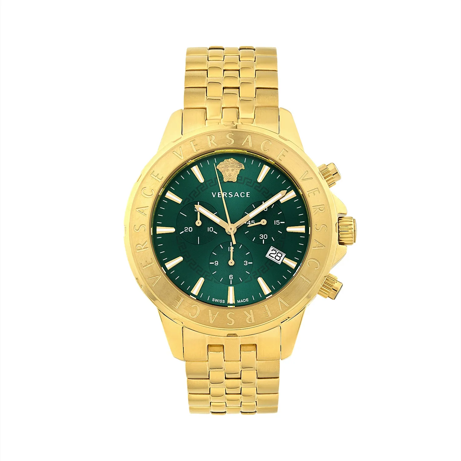 Versace Men's Chrono Signature 44mm Quartz Watch VEV600619